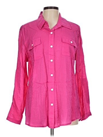 Additions by Chico's Long Sleeve Button-Down Shirt (view 1)