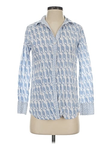 Sigrid Olsen Long Sleeve Button-Down Shirt (view 1)