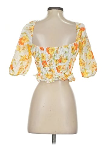 Faithfull the Brand 3/4 Sleeve Blouse (view 2)