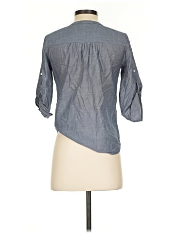 Ann Taylor LOFT Outlet 3/4 Sleeve Button-Down Shirt (view 2)