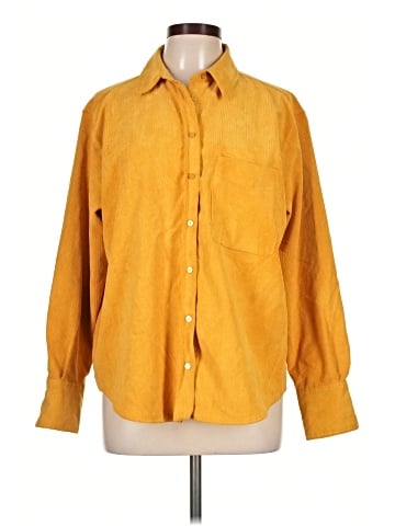 Zara Long Sleeve Button-Down Shirt (view 1)