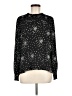 Maison Jules 100% Polyester Stars Black Long Sleeve Blouse Size M - photo 1