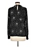 Maison Jules 100% Polyester Stars Black Long Sleeve Blouse Size M - photo 2