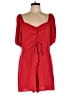 Versona 100% Polyester Solid Red Romper Size XL - photo 1