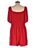 Versona 100% Polyester Solid Red Romper Size XL - photo 2