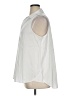 DR2 100% Lyocell Ivory Sleeveless Button-Down Shirt Size 1X - photo 5