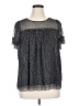 Max Studio Black Short Sleeve Blouse Size 1X - photo 1