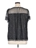 Max Studio Black Short Sleeve Blouse Size 1X - photo 2