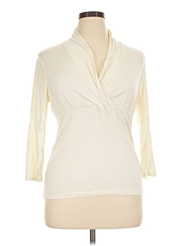 Ann Taylor Factory 3/4 Sleeve Top (view 1)