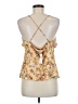 Harlyn 100% Polyester Yellow Sleeveless Blouse Size Med Petite - photo 2