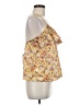 Harlyn 100% Polyester Yellow Sleeveless Blouse Size Med Petite - photo 4
