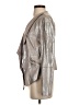 Dolce Cabo Metallic Silver Jacket Size S - photo 5
