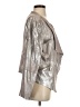 Dolce Cabo Metallic Silver Jacket Size S - photo 4