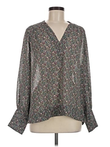 Ganni Long Sleeve Blouse (view 1)