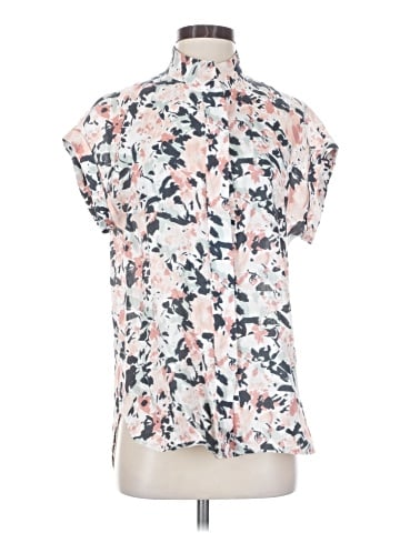 Lafayette 148 New York Short Sleeve Blouse (view 1)