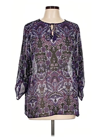 Draper's & Damon's 3/4 Sleeve Blouse (view 1)
