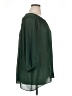 Rose + Olive 100% Polyester Green 3/4 Sleeve Blouse Size 2X - photo 4