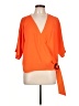 Venus Orange Short Sleeve Blouse Size L - photo 1
