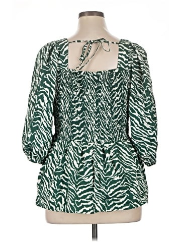Ava & Viv 3/4 Sleeve Blouse (view 2)