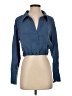 Zara Blue Long Sleeve Blouse Size XS - photo 1