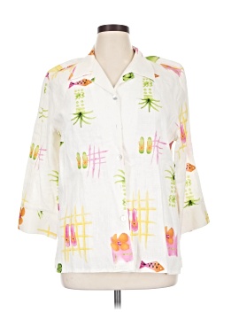 Sea Suns 3/4 Sleeve Button-Down Shirt (view 1)