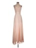 Bill Levkoff 100% Polyester Tan Cocktail Dress Size 2 - photo 1