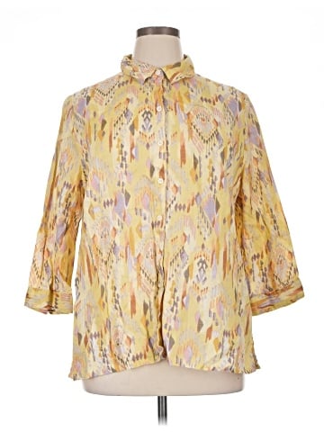 Coldwater Creek 3/4 Sleeve Blouse (view 1)