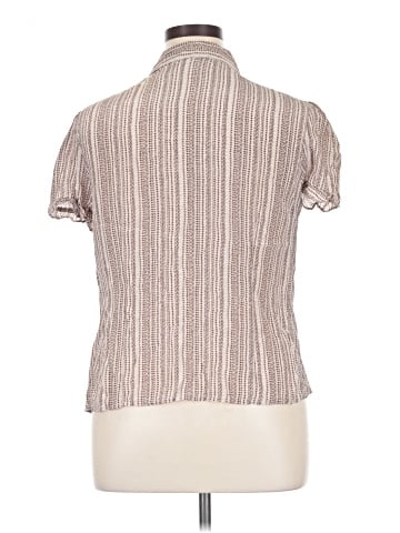 Jaclyn Smith Short Sleeve Silk Top (view 2)