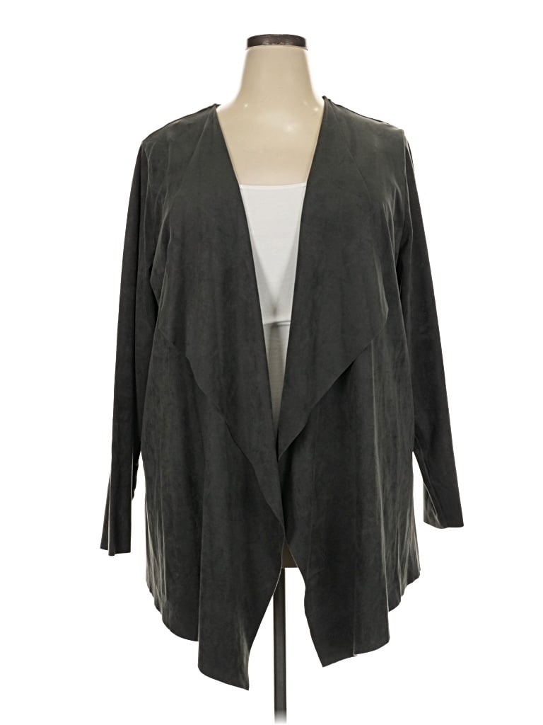 Pre-owned Soft Surroundings Coat In Gray