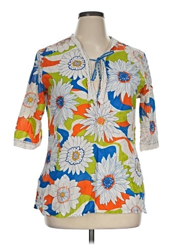 Seventeen 3/4 Sleeve Blouse (view 1)