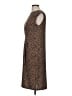 Talbots Animal Print Brown Casual Dress Size Med Petite - photo 5
