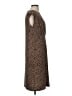 Talbots Animal Print Brown Casual Dress Size Med Petite - photo 4