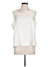 Patchington Ivory Sleeveless Blouse Size L - photo 1