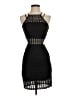 Express 100% Polyester Black Cocktail Dress Size 0 - photo 1