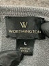 Worthington Gray Pullover Sweater Size L - photo 7