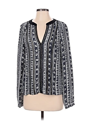Veronica Beard Long Sleeve Silk Top (view 1)