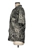 Rafaella 100% Rayon Paisley Gray Short Sleeve Blouse Size 6 - photo 5
