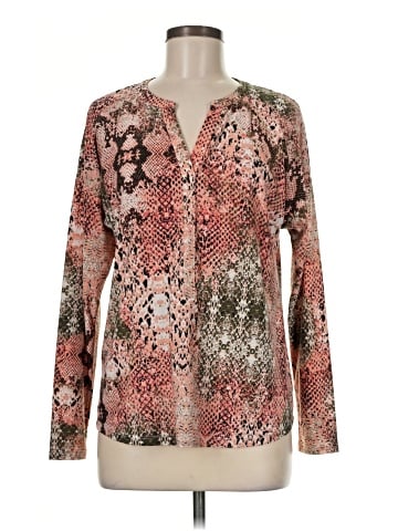 Dana Buchman Long Sleeve Blouse (view 1)