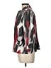 Chico's 100% Cotton Print Red Blazer Size Lg (2) - photo 5