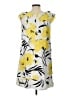 Perceptions 100% Cotton Print White Yellow Casual Dress Size 12 - photo 2