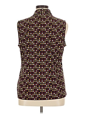 Black Label by Evan Picone Sleeveless Blouse (view 2)