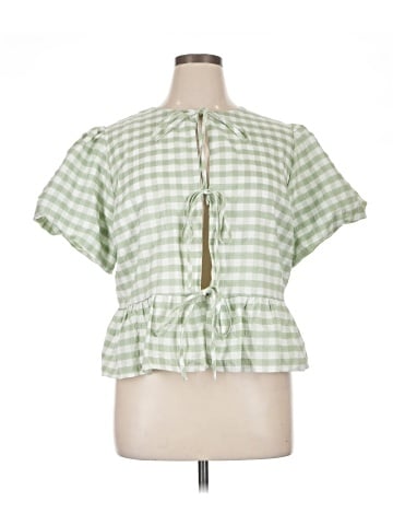 City Chic Short Sleeve Blouse (view 1)