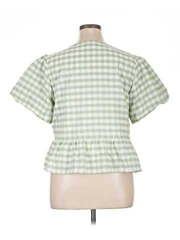 City Chic Short Sleeve Blouse (view 2)