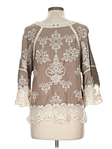Democracy 3/4 Sleeve Blouse (view 2)