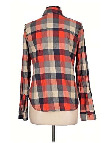 Cotton Candy Long Sleeve Button-Down Shirt (view 2)