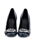 Gucci 100% Leather Solid Blue Pumps Size EU (IT) 37 / US 7 - photo 2
