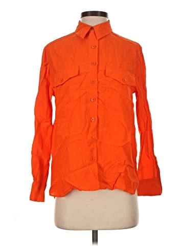 Zara Long Sleeve Button-Down Shirt (view 1)