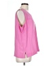 Patchington 100% Silk Pink Sleeveless Silk Top Size L - photo 4