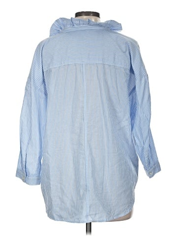 Crown & Ivy 3/4 Sleeve Button-Down Shirt (view 2)