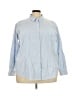 Amazon Essentials Blue Long Sleeve Button-Down Shirt Size 3X - photo 1